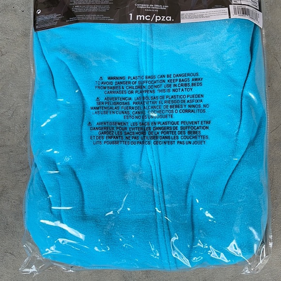 Stitch Hoodie Adult Costume! New! - Picture 6 of 8